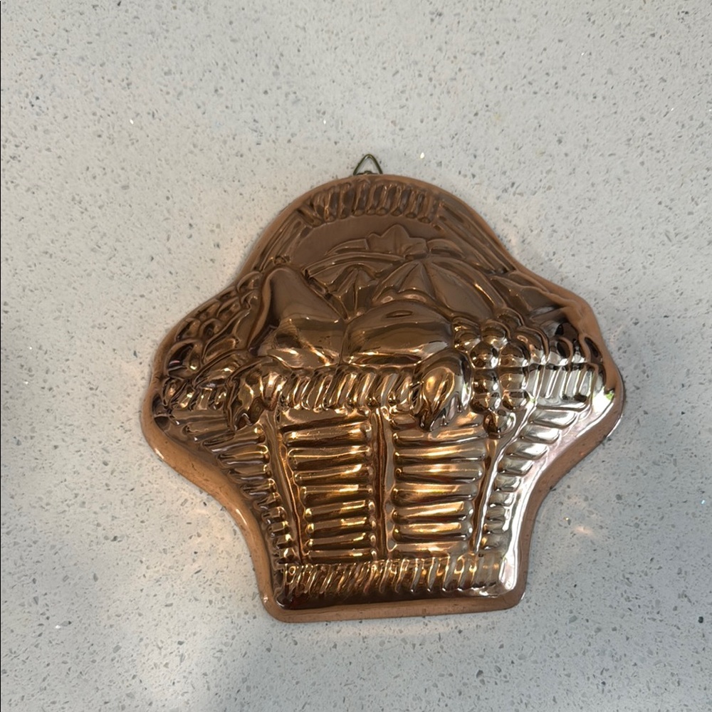 🏴 Benjamin & Medwin Copper Fruit Basket Mold - Douro Copper Mold - Korea